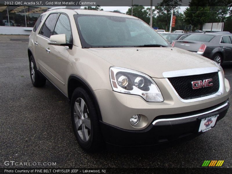 Gold Mist Metallic / Cashmere 2012 GMC Acadia SLT