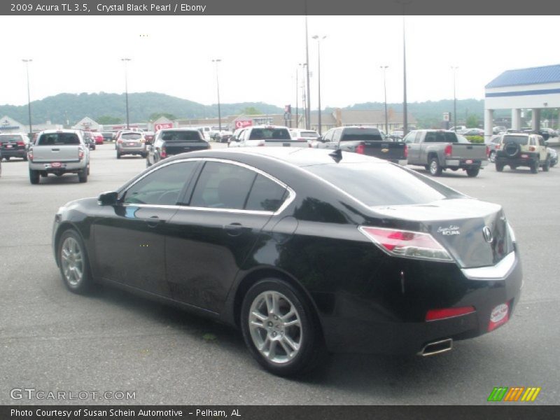 Crystal Black Pearl / Ebony 2009 Acura TL 3.5