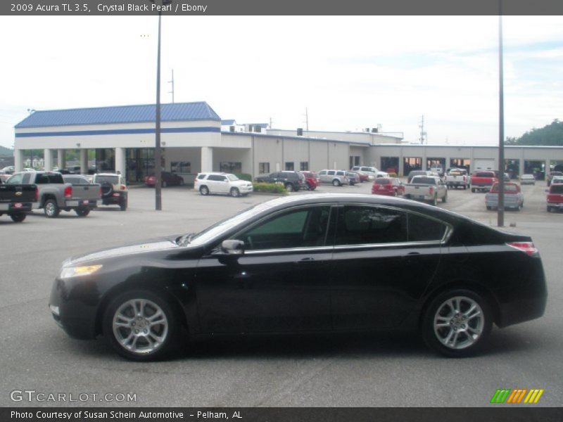 Crystal Black Pearl / Ebony 2009 Acura TL 3.5