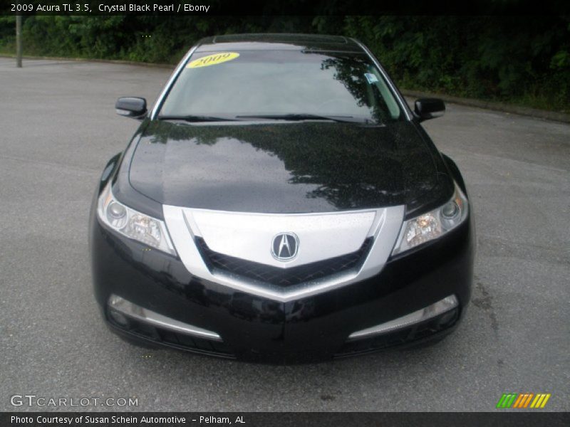 Crystal Black Pearl / Ebony 2009 Acura TL 3.5