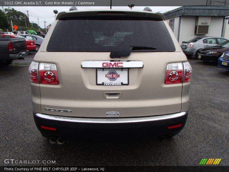 Gold Mist Metallic / Cashmere 2012 GMC Acadia SLT