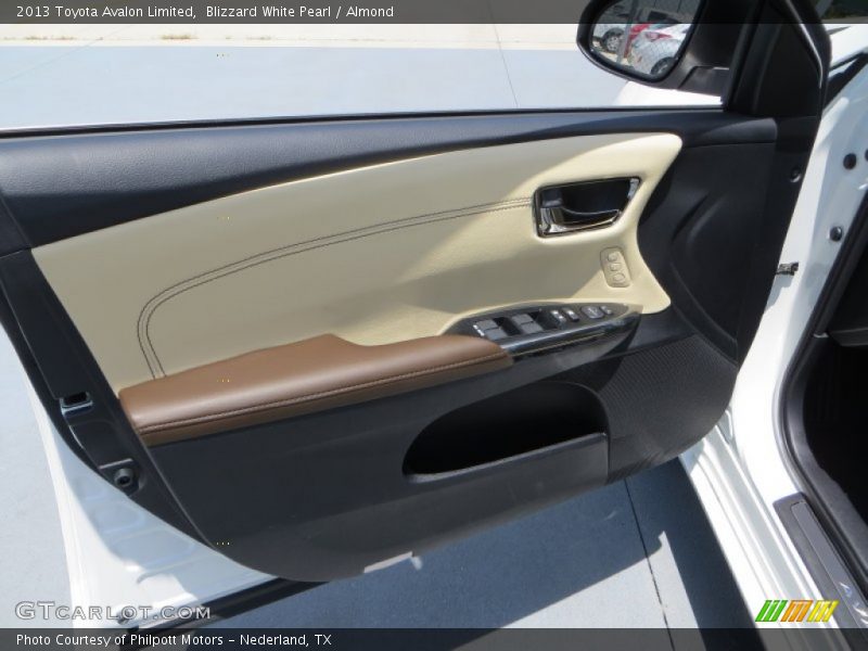 Blizzard White Pearl / Almond 2013 Toyota Avalon Limited