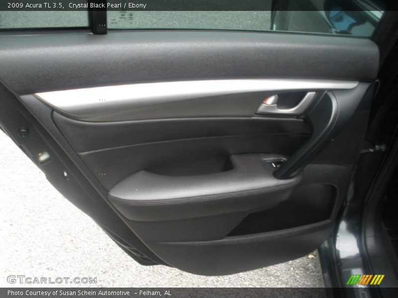 Crystal Black Pearl / Ebony 2009 Acura TL 3.5