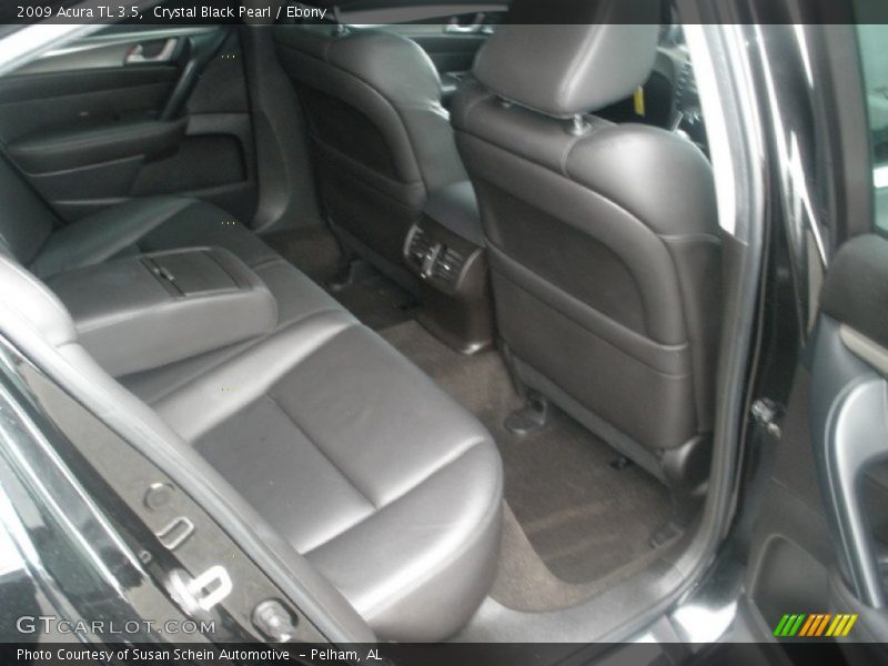 Crystal Black Pearl / Ebony 2009 Acura TL 3.5