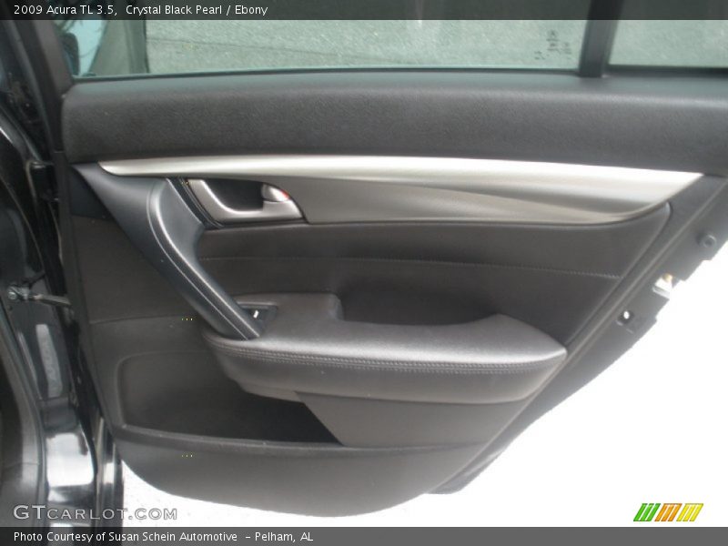 Crystal Black Pearl / Ebony 2009 Acura TL 3.5
