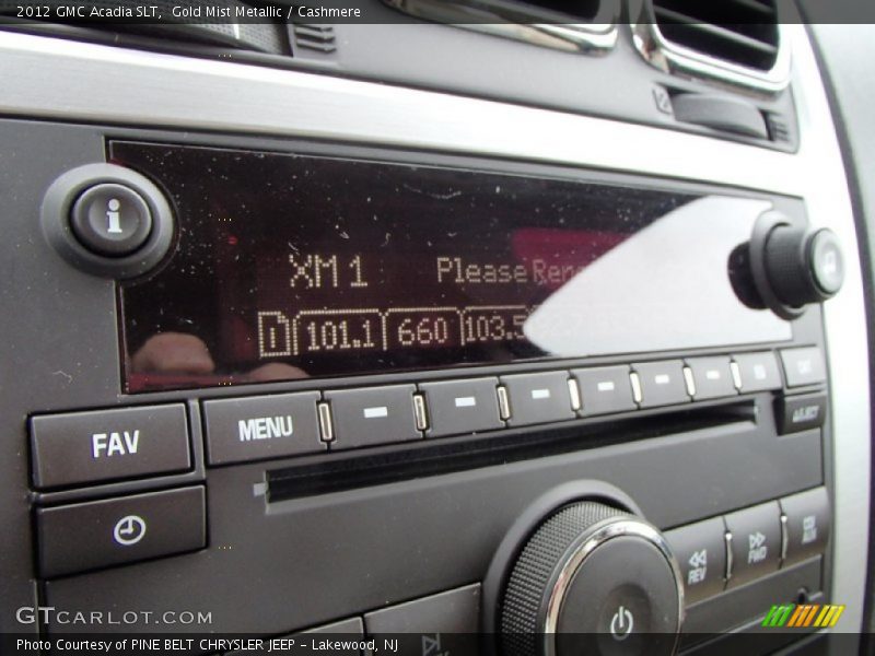 Gold Mist Metallic / Cashmere 2012 GMC Acadia SLT