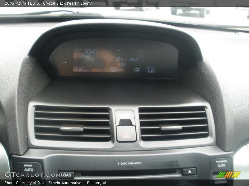 Crystal Black Pearl / Ebony 2009 Acura TL 3.5