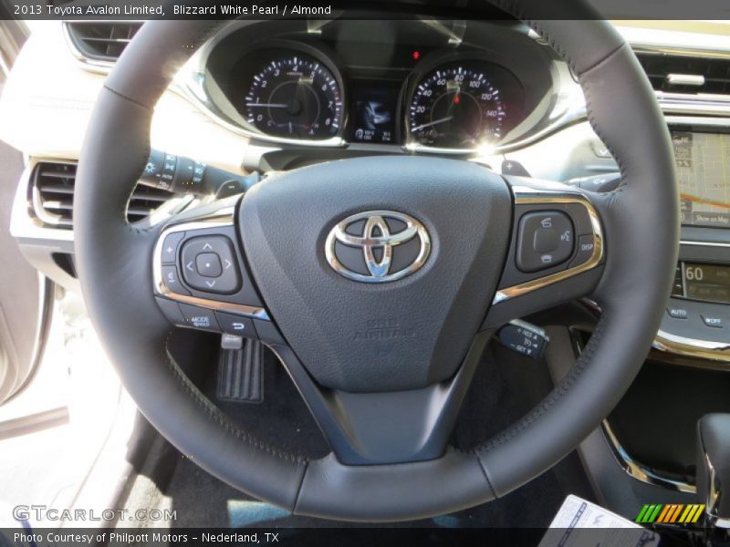 Blizzard White Pearl / Almond 2013 Toyota Avalon Limited
