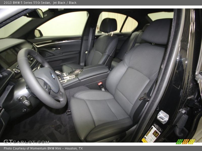 Jet Black / Black 2013 BMW 5 Series 550i Sedan