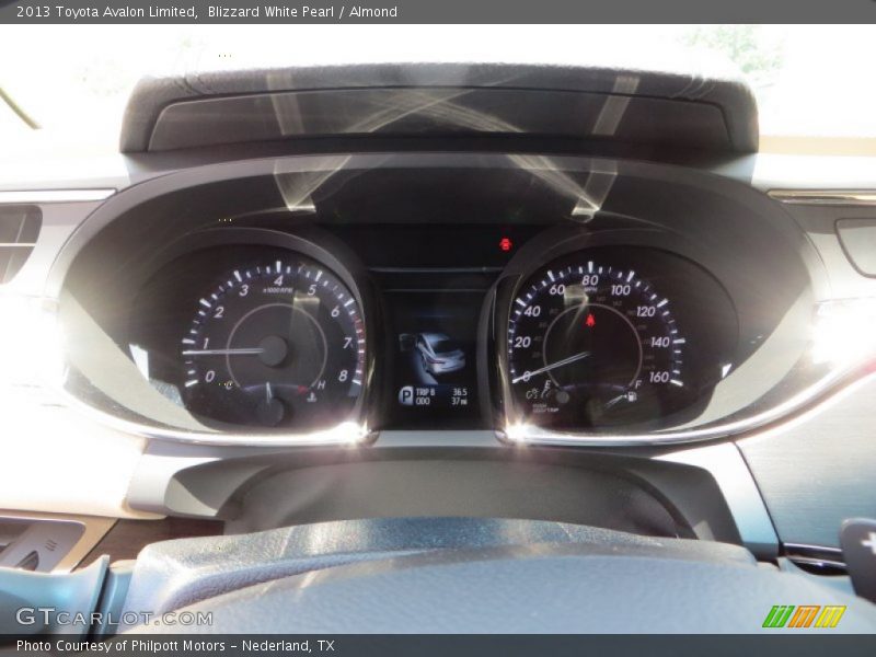 Blizzard White Pearl / Almond 2013 Toyota Avalon Limited