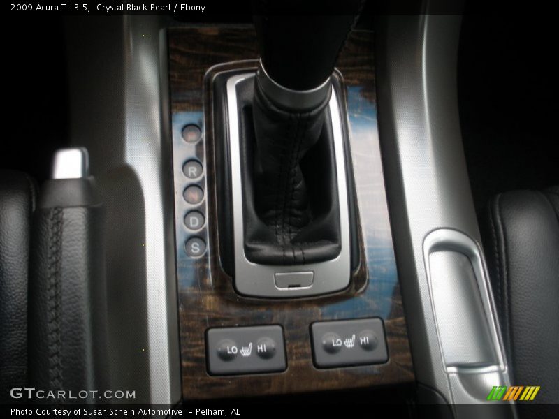 Crystal Black Pearl / Ebony 2009 Acura TL 3.5