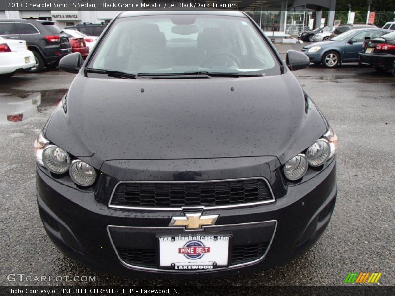 Black Granite Metallic / Jet Black/Dark Titanium 2013 Chevrolet Sonic LS Sedan