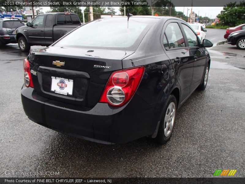 Black Granite Metallic / Jet Black/Dark Titanium 2013 Chevrolet Sonic LS Sedan