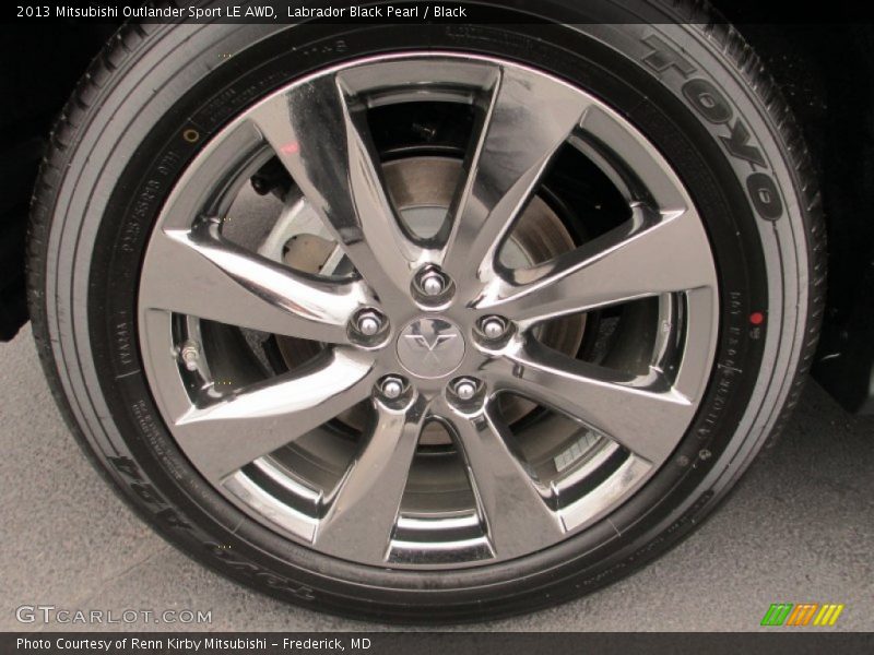 Labrador Black Pearl / Black 2013 Mitsubishi Outlander Sport LE AWD