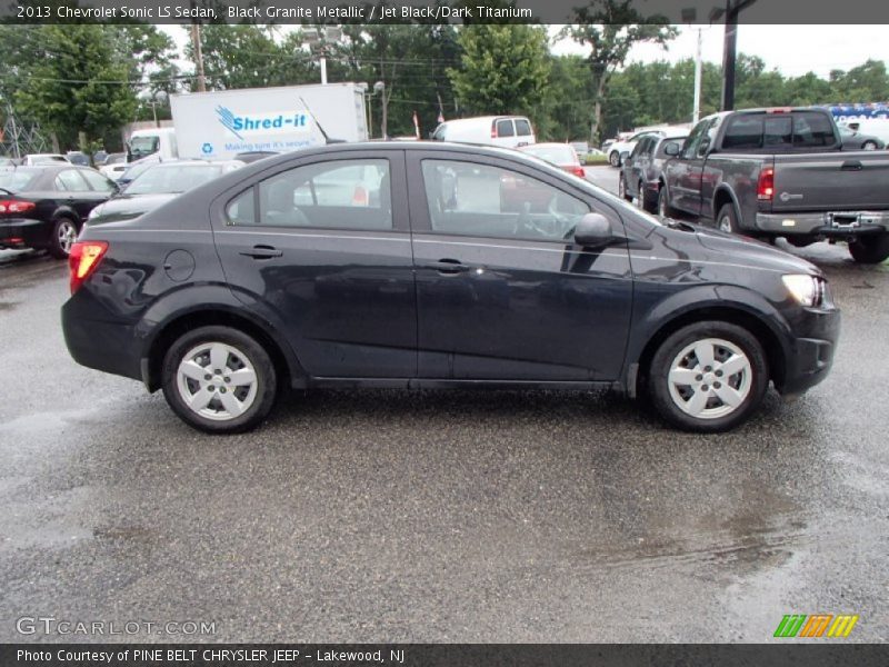 Black Granite Metallic / Jet Black/Dark Titanium 2013 Chevrolet Sonic LS Sedan