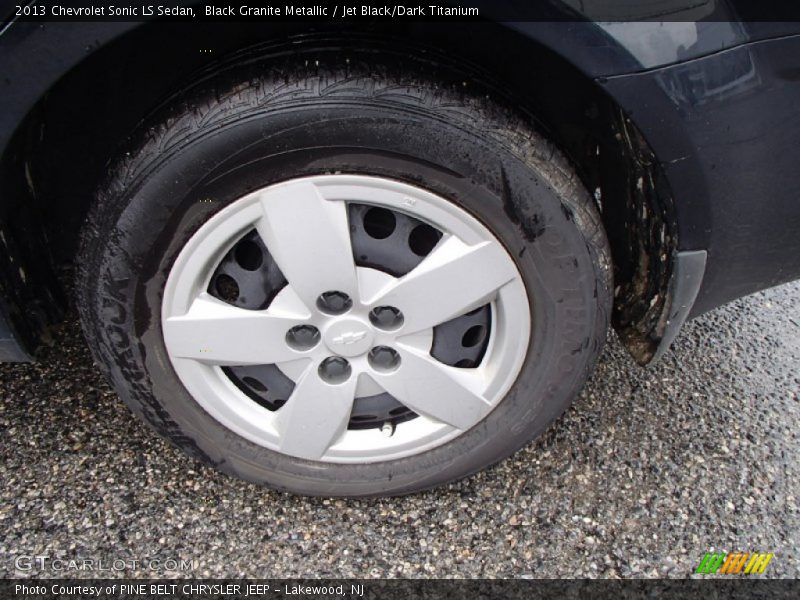Black Granite Metallic / Jet Black/Dark Titanium 2013 Chevrolet Sonic LS Sedan