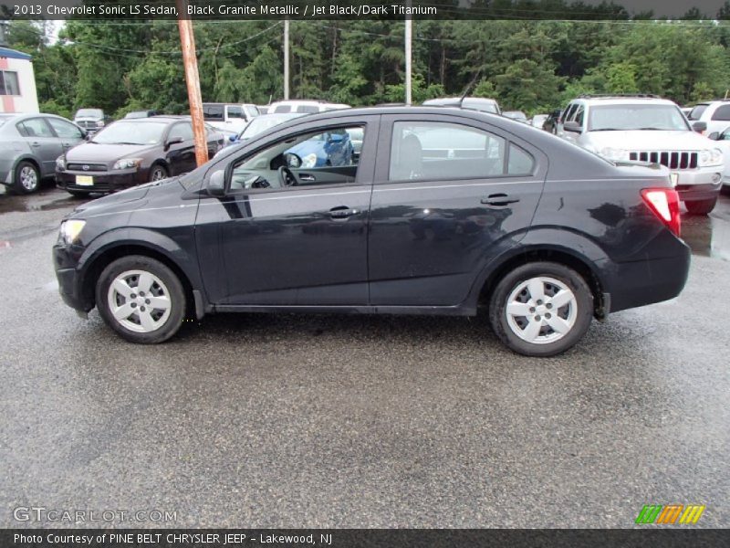 Black Granite Metallic / Jet Black/Dark Titanium 2013 Chevrolet Sonic LS Sedan