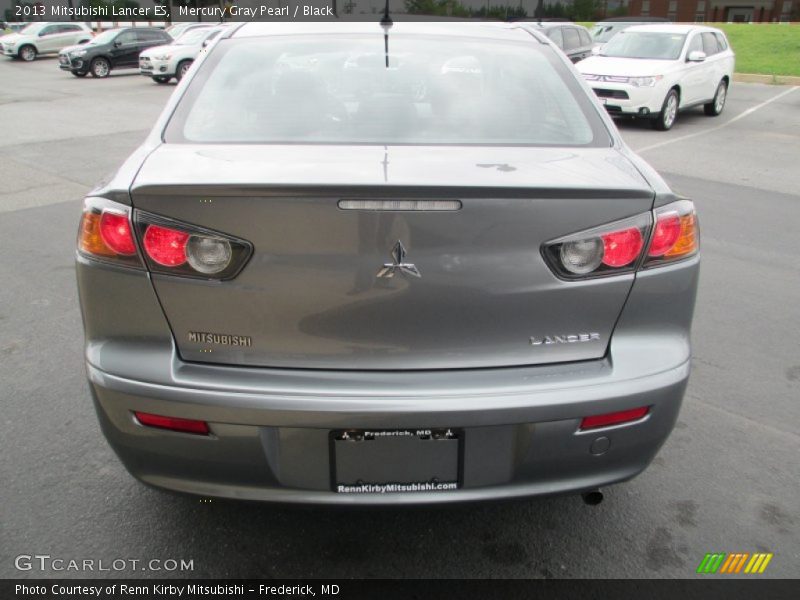 Mercury Gray Pearl / Black 2013 Mitsubishi Lancer ES