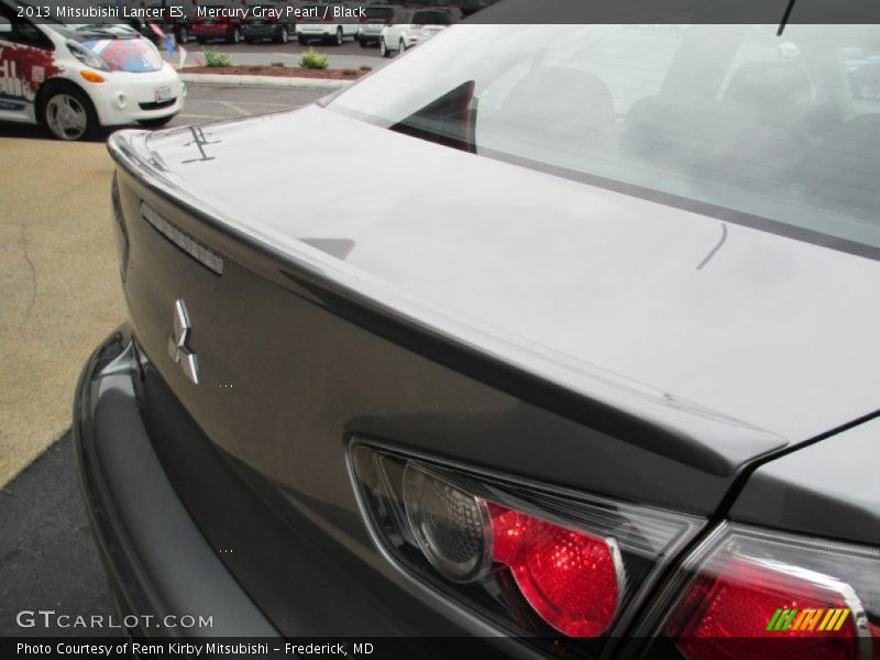 Mercury Gray Pearl / Black 2013 Mitsubishi Lancer ES