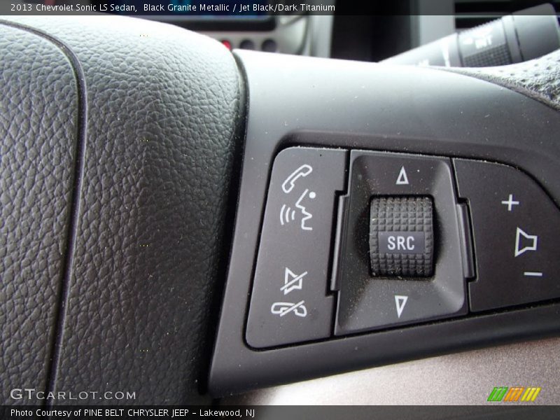 Black Granite Metallic / Jet Black/Dark Titanium 2013 Chevrolet Sonic LS Sedan