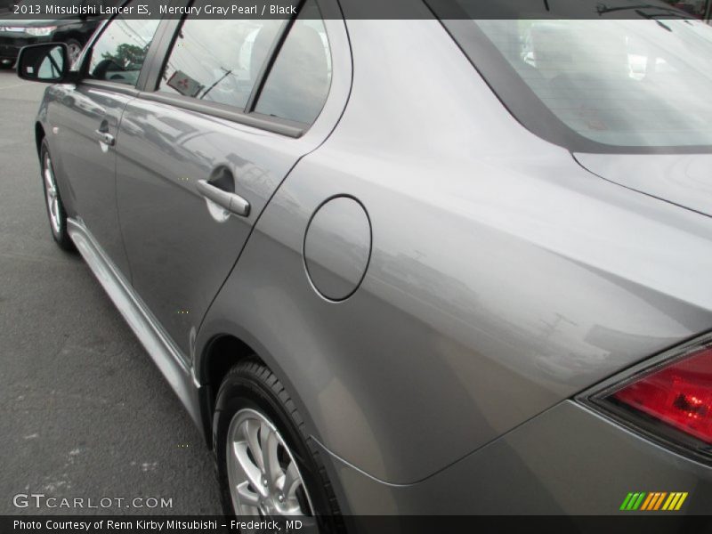 Mercury Gray Pearl / Black 2013 Mitsubishi Lancer ES