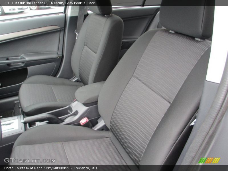 Mercury Gray Pearl / Black 2013 Mitsubishi Lancer ES