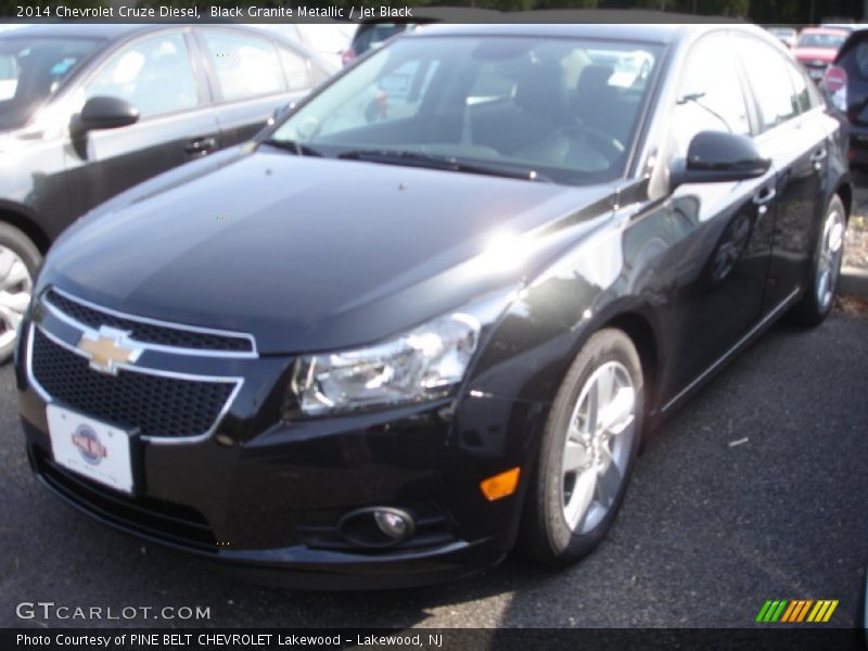 Black Granite Metallic / Jet Black 2014 Chevrolet Cruze Diesel