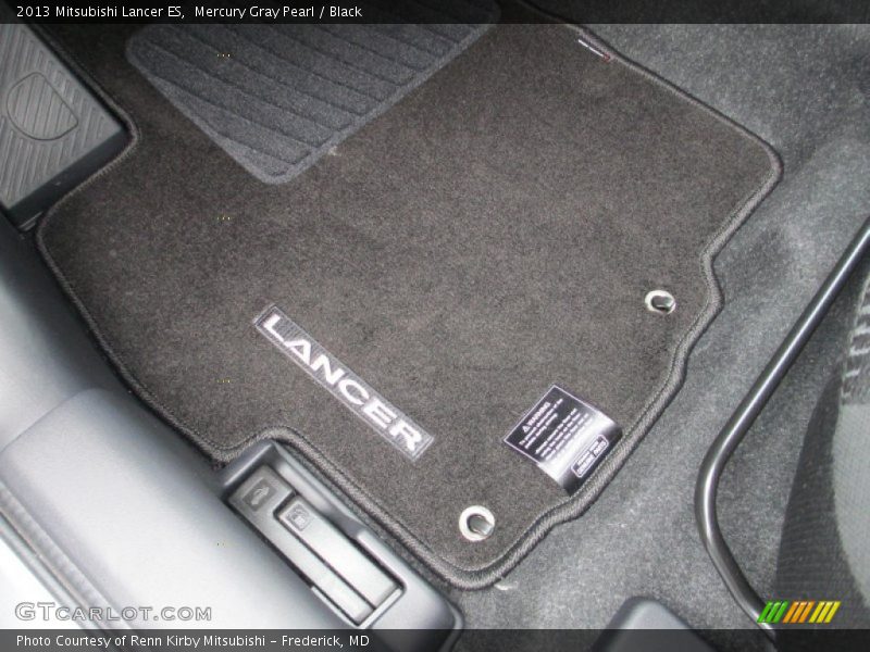 Mercury Gray Pearl / Black 2013 Mitsubishi Lancer ES
