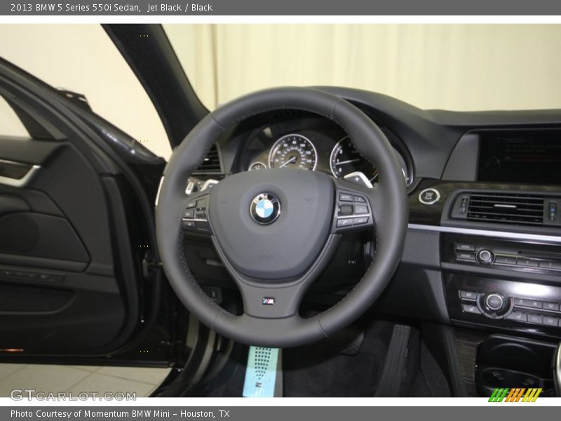 Jet Black / Black 2013 BMW 5 Series 550i Sedan