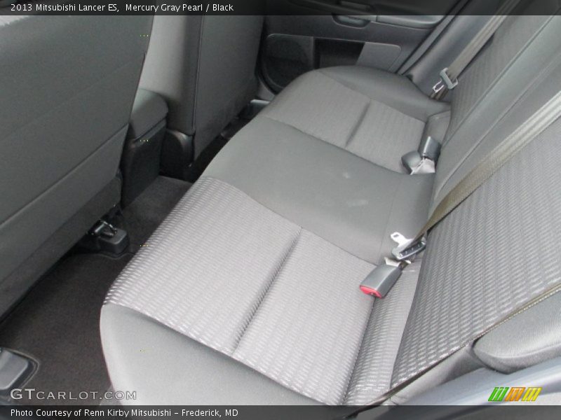 Mercury Gray Pearl / Black 2013 Mitsubishi Lancer ES