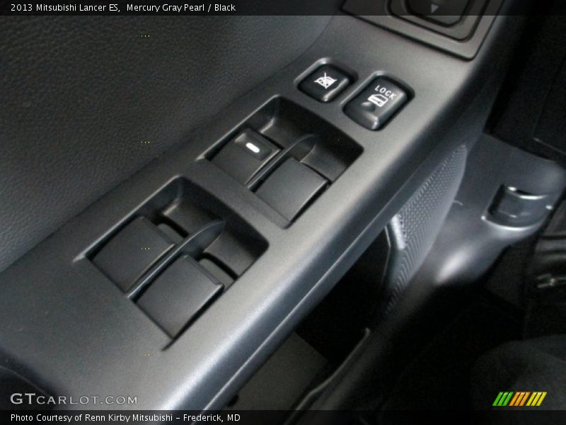 Mercury Gray Pearl / Black 2013 Mitsubishi Lancer ES