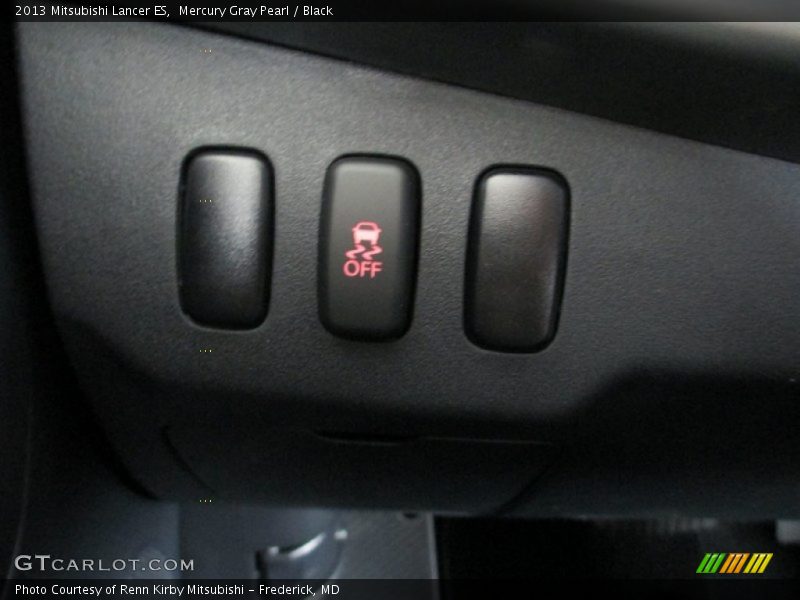 Mercury Gray Pearl / Black 2013 Mitsubishi Lancer ES
