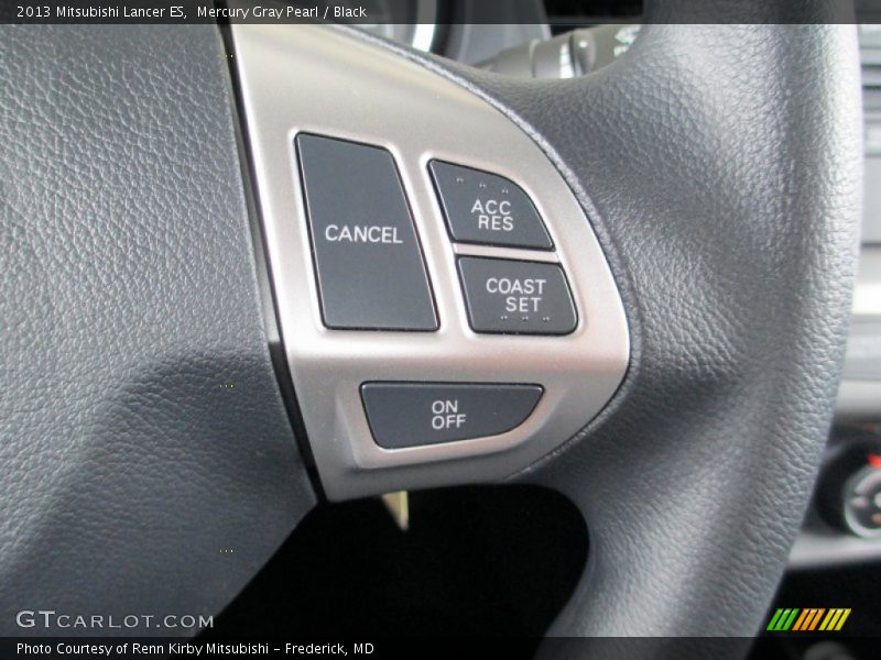 Mercury Gray Pearl / Black 2013 Mitsubishi Lancer ES