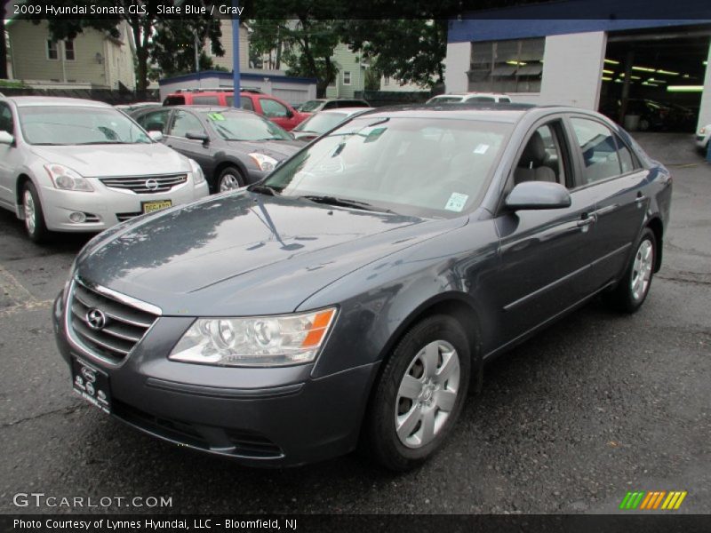 Slate Blue / Gray 2009 Hyundai Sonata GLS