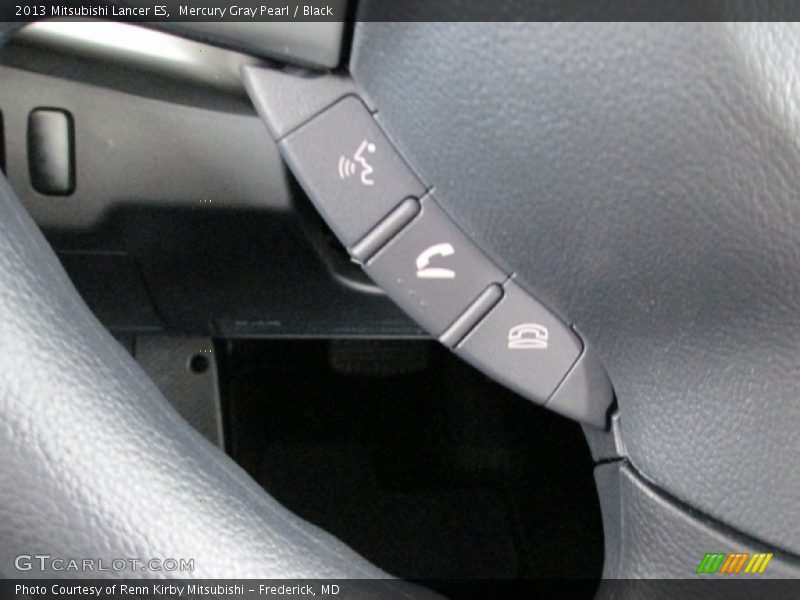 Mercury Gray Pearl / Black 2013 Mitsubishi Lancer ES