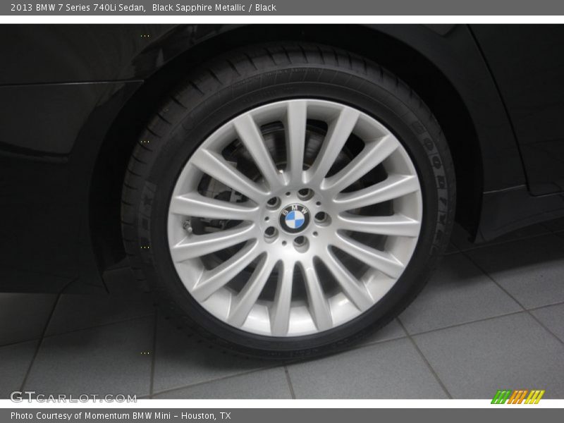Black Sapphire Metallic / Black 2013 BMW 7 Series 740Li Sedan