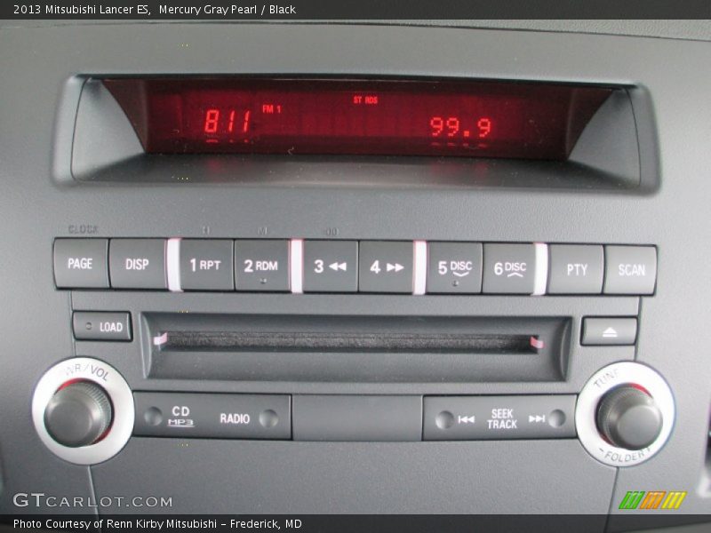 Mercury Gray Pearl / Black 2013 Mitsubishi Lancer ES