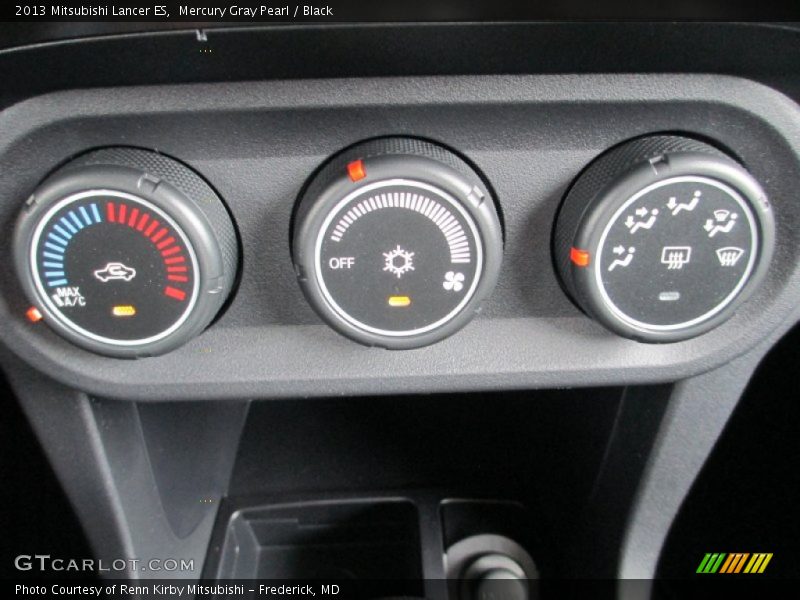 Mercury Gray Pearl / Black 2013 Mitsubishi Lancer ES