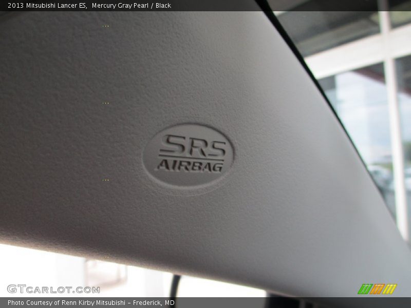Mercury Gray Pearl / Black 2013 Mitsubishi Lancer ES