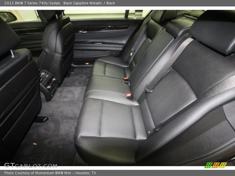 Black Sapphire Metallic / Black 2013 BMW 7 Series 740Li Sedan
