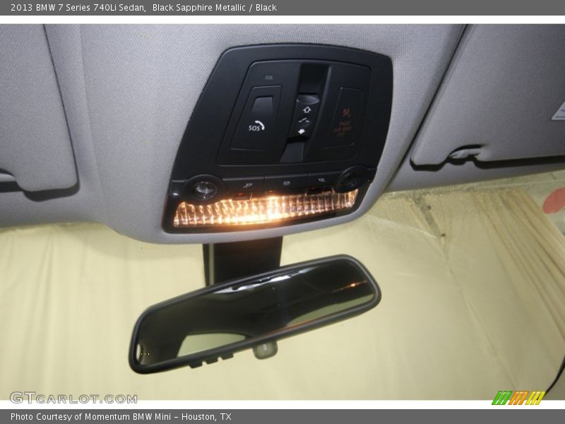 Black Sapphire Metallic / Black 2013 BMW 7 Series 740Li Sedan