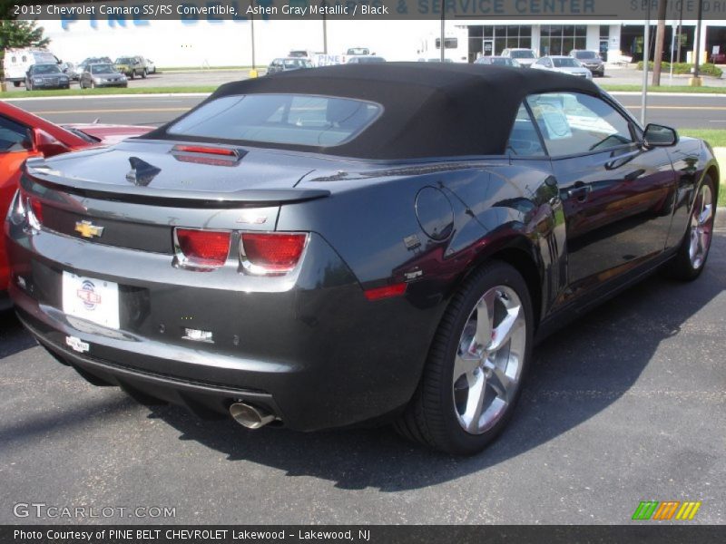 Ashen Gray Metallic / Black 2013 Chevrolet Camaro SS/RS Convertible