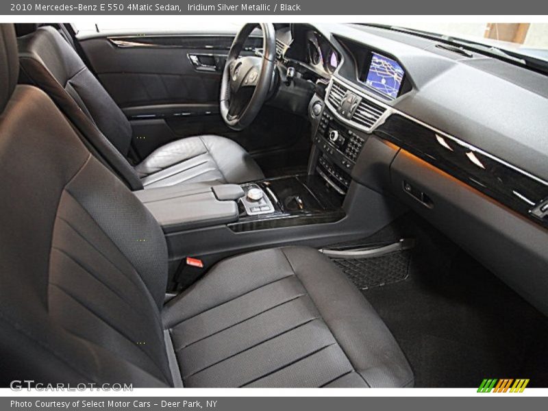 Iridium Silver Metallic / Black 2010 Mercedes-Benz E 550 4Matic Sedan