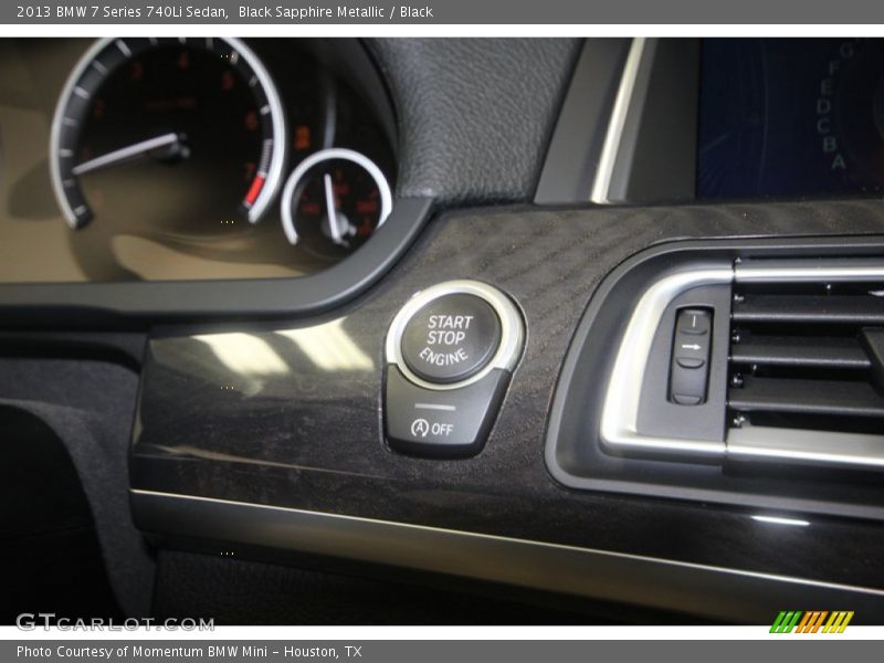 Black Sapphire Metallic / Black 2013 BMW 7 Series 740Li Sedan
