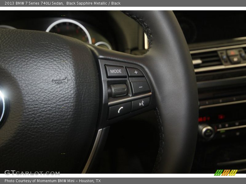 Black Sapphire Metallic / Black 2013 BMW 7 Series 740Li Sedan