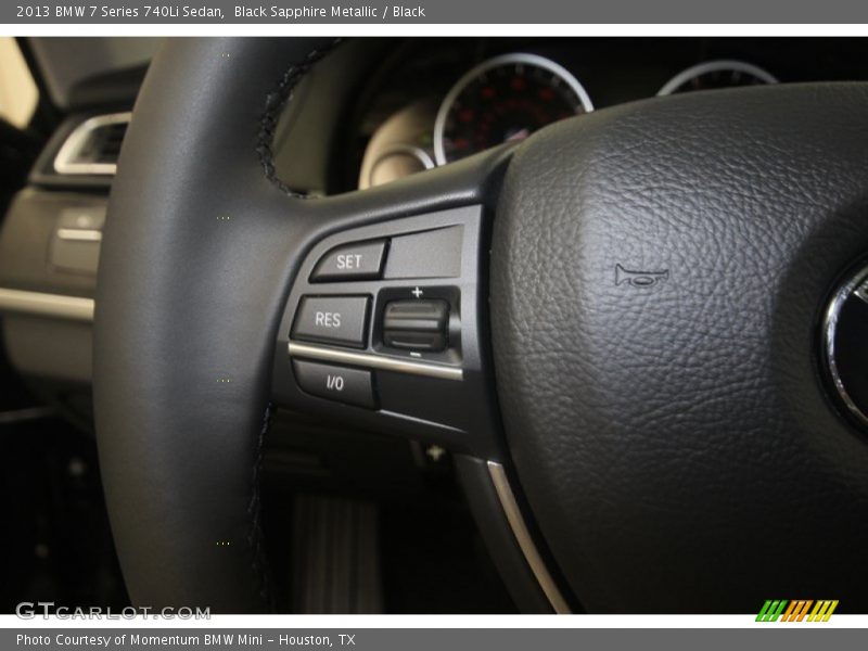 Black Sapphire Metallic / Black 2013 BMW 7 Series 740Li Sedan