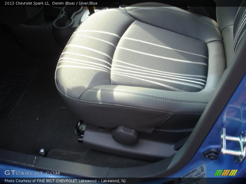 Denim (Blue) / Silver/Blue 2013 Chevrolet Spark LS