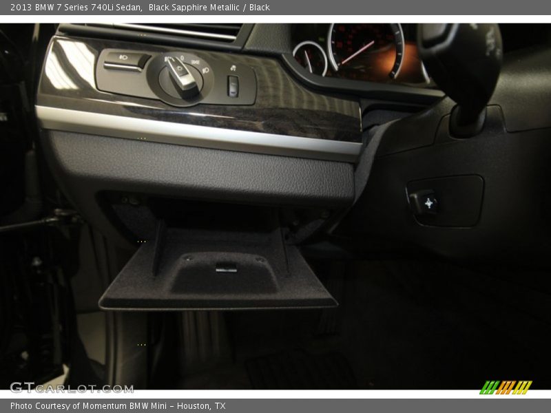 Black Sapphire Metallic / Black 2013 BMW 7 Series 740Li Sedan