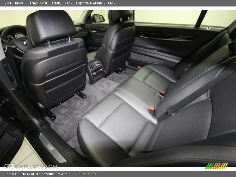Black Sapphire Metallic / Black 2013 BMW 7 Series 740Li Sedan