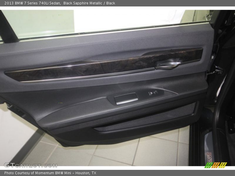 Black Sapphire Metallic / Black 2013 BMW 7 Series 740Li Sedan